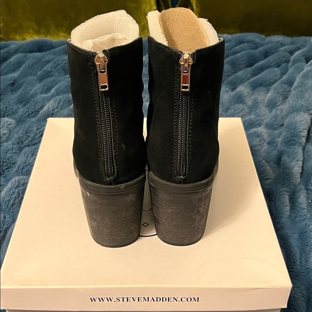 Steve Madden Black Ankle Booties - image 3